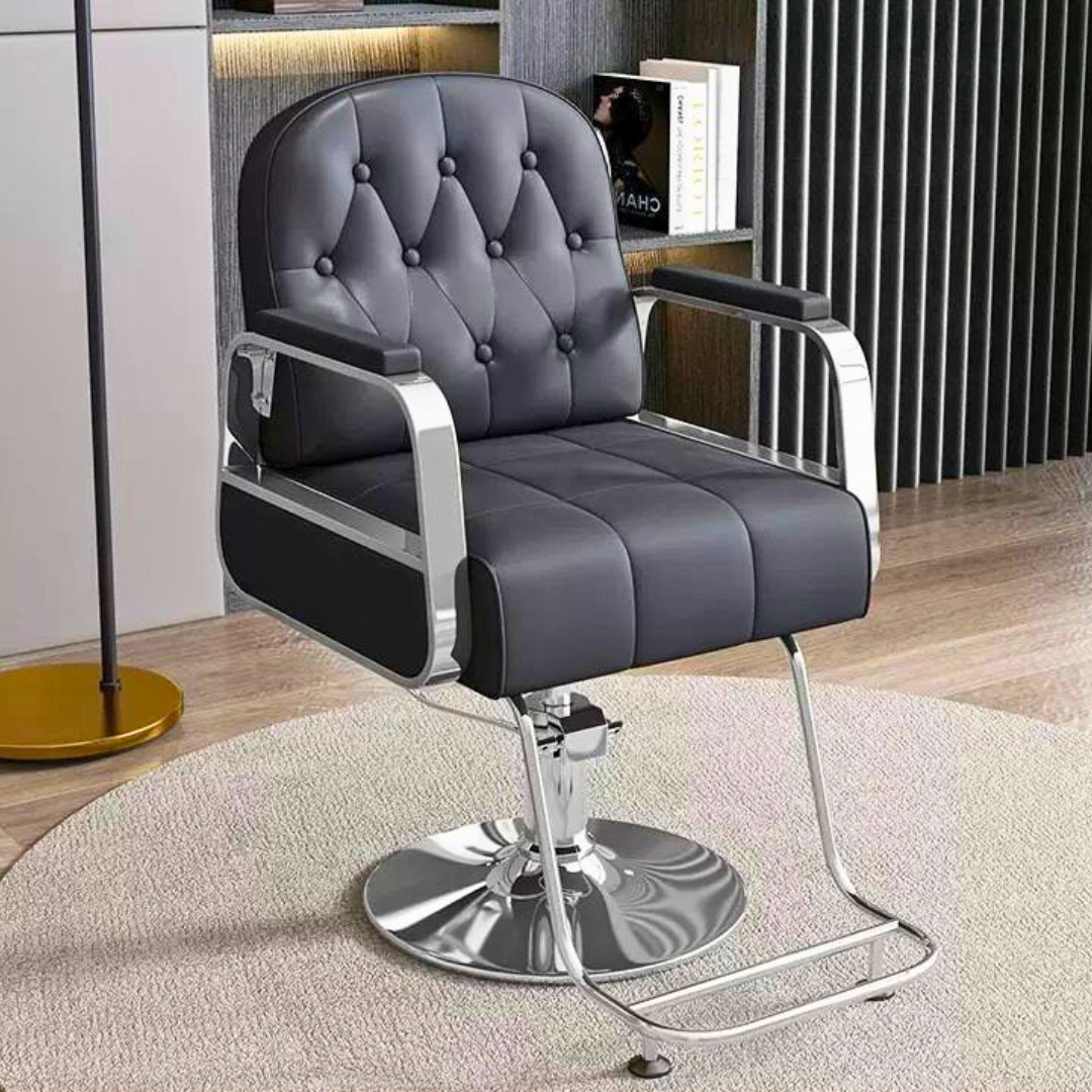 'Vanguard' Commercial Hydraulic Barber Chair | Executive Salon & Studio Seating