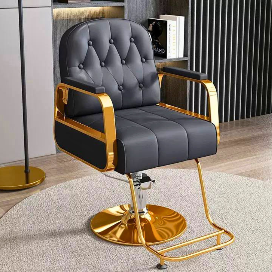 'Vanguard' Commercial Hydraulic Barber Chair | Executive Salon & Studio Seating