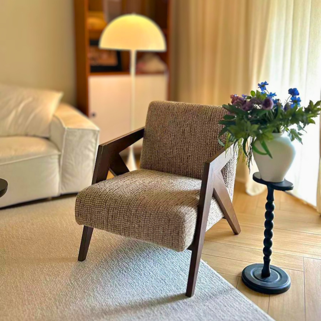 'Forma' Commercial Reception Chair | Mid-Century Timber Lounge