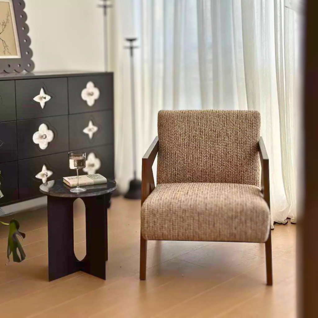 'Forma' Commercial Reception Chair | Mid-Century Timber Lounge